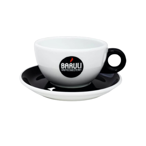 Baruli Milchkaffee-/Cappuccinotasse mit Untertasse
